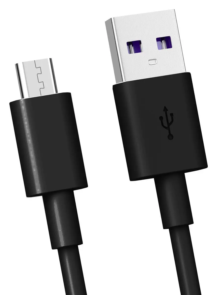 USB cable microUSB 1A length 1 5 M Black (plastic round) | Мобильные телефоны и аксессуары