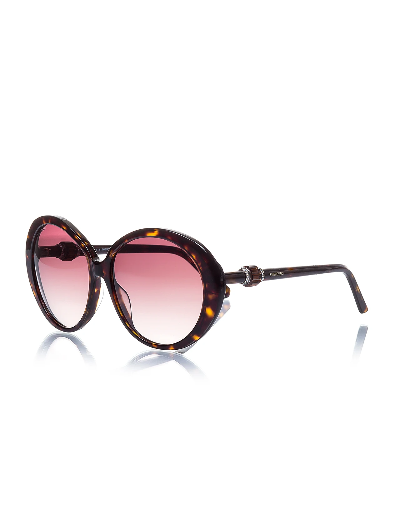 

Women's sunglasses swr 0130 52f bone Brown organic 60 -- swarovski