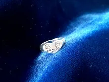 Anillos de cristal creativos a la moda para mujer, anillo ajustable de moda para mujer, accesorios para fiesta, Club nocturno, accesorios para mujer, regalo de joyería