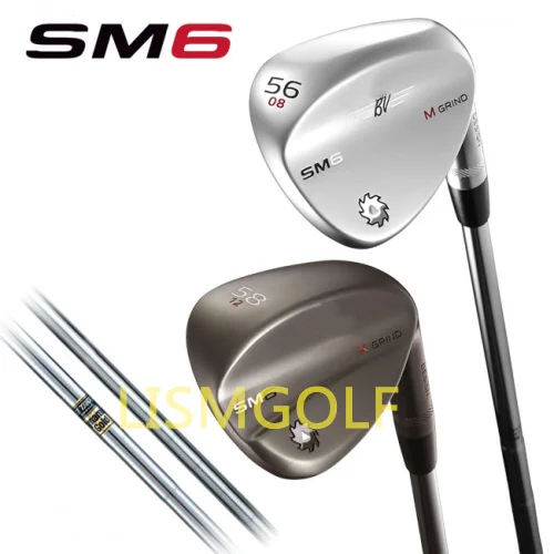 Гольф танкетке Vokey Дизайн sm6 Гольф клюшки для гольфа песком мяч Клин 52/56/60 hz 3 шт. градусов Сталь вал S200 с головных уборов клюшки утюги