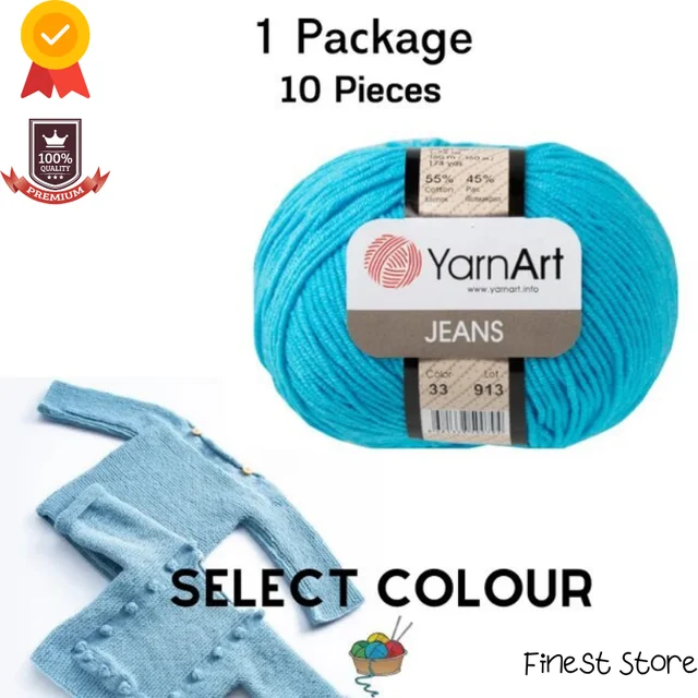 Yarn Yarnart Jeans Yarn Cotton Yarn Cotton Thread Acrylic Yarn