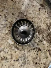 Strainer-Plug Sink Draine-Accessories SINK-DRAIN-FILTER-BASKET Water-Basin Kitchen Black