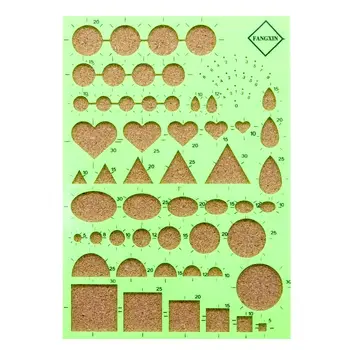 

22968 plastic quilling board with cork base, color Green St.