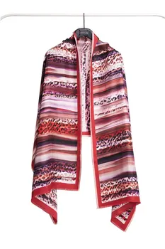 

Leopard Patterned Silk Shawl