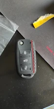 Cocolockey No toques mi llave funda de silicona para llave del coche caso para VW Golf Polo Passat Scirocco Tiguan para Skoda Octavia asiento 3 botones