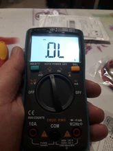 RICHMETERS 102 Multímetro 6000 cuenta con luz de Fondo AC/DC Del Amperímetro Del Voltímetro Del Ohmio Frecuencia Temperatura del Diodo