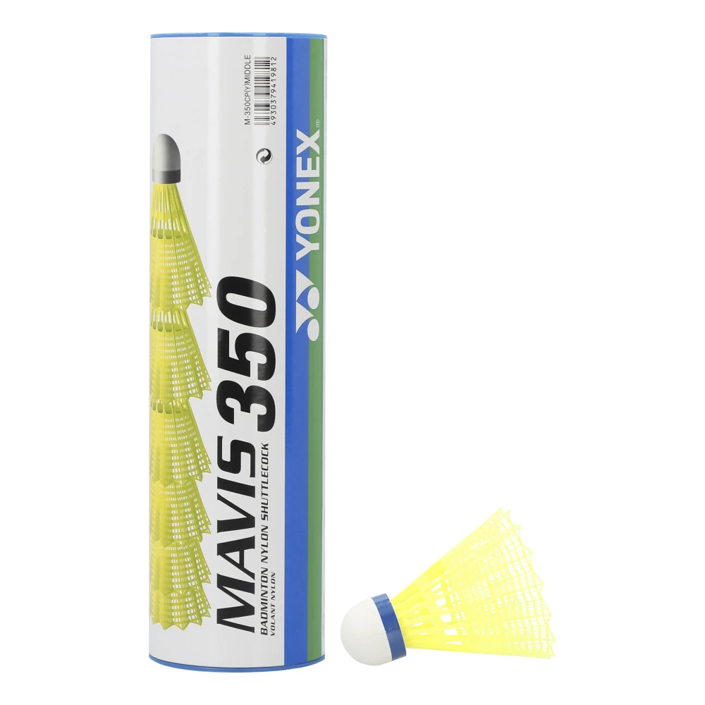 Badminton Shuttlecock Nylon Yonex Mavis 350, Middle Blue Cap - Badminton Accessories and Equipment