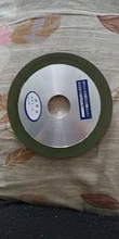 Afilador de Muela de Diamante de acero de tungsteno, herramienta de corte de fresado, 100mm/125mm/150mm, grano circular, 150-320