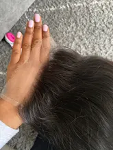 Extensiones de pelo humano Remy para mujeres negras, accesorio Invisible con cierre Frontal de malla HD, 5x5, encaje de encaje predespuntado