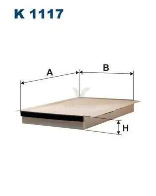 FILTRON K 1117 Фильтр салона VOLVO 850/S70