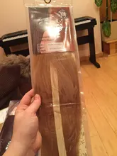 Chocolate-Cinta de cabello Remy de 16 -18, 60g, brasileña, 100%, extensiones de cabello humano, cola de caballo