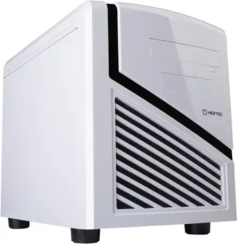 

Computer case SNOW White KUBE Format Micro ATX | Steel Structure | Mini Tower PC office Design reduced