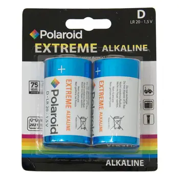 

ALKALINA battery flashlight D LR20 POLAROID 711-813394 Blister pack 2 pcs. 4250175813394 POLAROID3.17