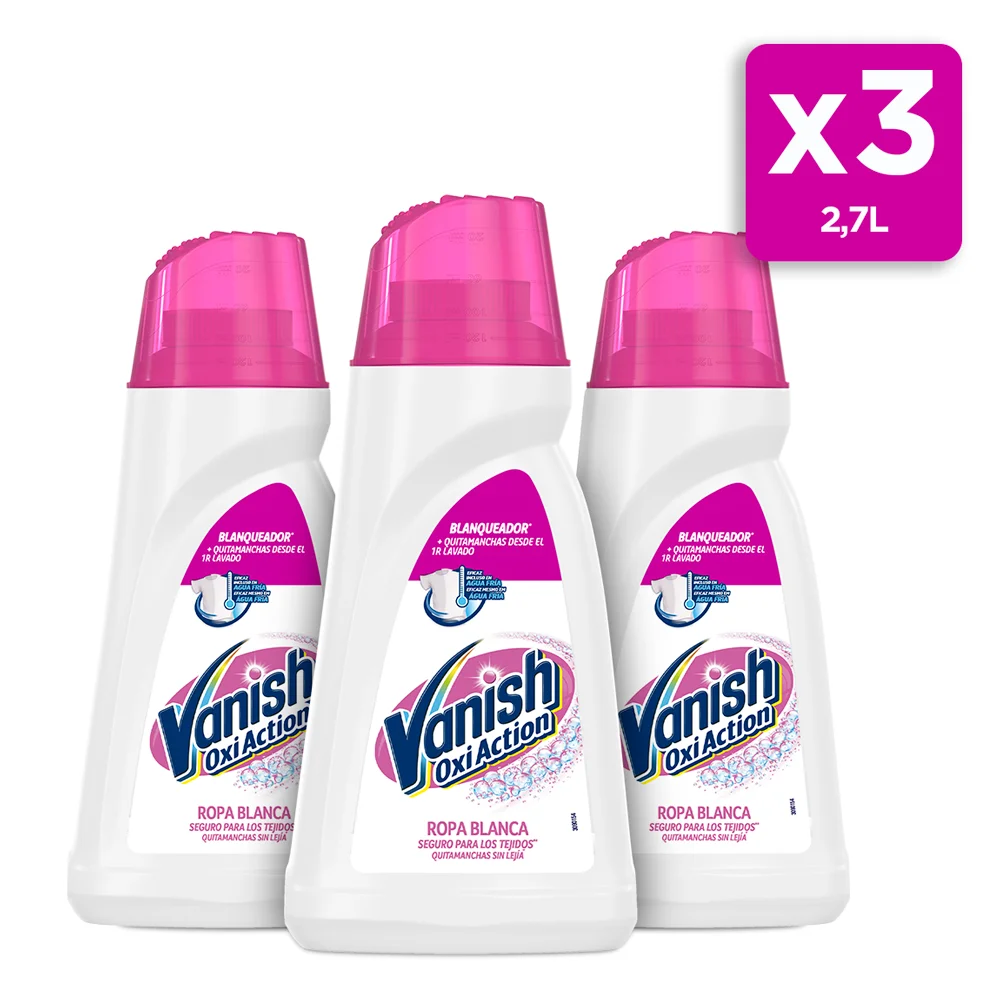 Vanish Oxi Action Clothes Remover Washing Machine Or Soak 3 Pack Gel Pack Format Total 2 7kg Laundry Stain Removers Aliexpress