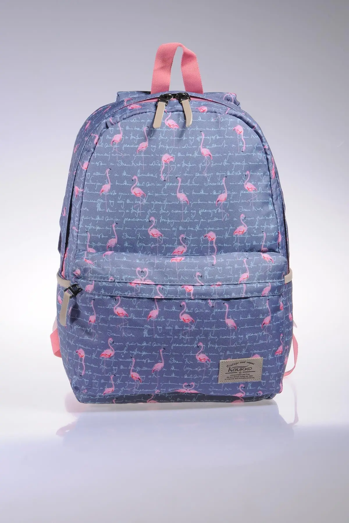 

Flamingo Gray Unisex Backpack