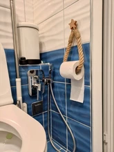 Napkin-Holders Towel-Dispenser-Accessory Bathroom-Decor Wooden Kitchen-Roll Hanging-Rope