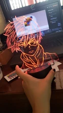 Lamp Bedroom-Decor Gift Led-Night-Light Acrylic Academia Face-Design Anime Shoto Todoroki