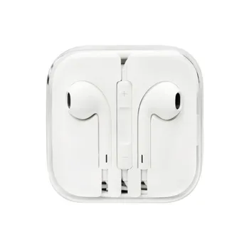 

Auriculares originales earpods de apple con mando y micrófono bulk/oem en estuche de plástico - minijack 3.5mm, sin caja de