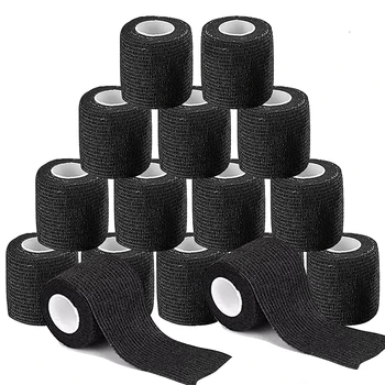 1pcs Black Tape Tattoo Handle Bandage