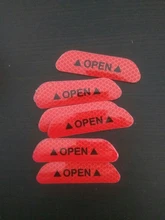 4 unids/set Puerta de coche pegatinas Universal de la seguridad advertencia Mark abierto de cinta reflectante de Exterior de la bici de la motocicleta pegatina para casco