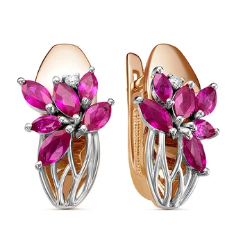 

02-3183/3 earrings (au 585)