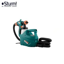 SG9645B Краскопульт Sturm, 450 Вт, 320 мл/мин, бак на поясе, HVLP, С ТУРБИНОЙ