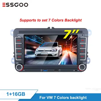 

Essgoo Android 7'' Autoradio 2din GPS Navigation Car Radio Multimedia Player Stereo For Volkswagen For VW for polo for Skoda Car