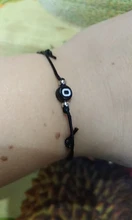 Pulsera hecha a mano con 26 letras, cuerda de rosca negra y roja, pulseras ajustables con iniciales del nombre para hombre y mujer, joyería con estilo para pareja
