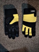 OZERO-guantes de trabajo mecánicos flexibles, Extra Grip Unisex, protección de seguridad para soldadura, jardín, motocicletas deportivas, 9022