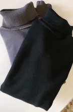 Suéteres de cuello alto para hombre, jerseys de punto de marca Sexy, Color sólido, informal, de otoño, invierno, novedad de 2021