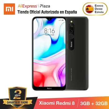 

Xiaomi Redmi 8 (32GB ROM con 3GB RAM, Cámara de 12MP, Android, Nuevo, Móvil) [Teléfono Móvil Versi