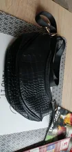 Bolso de piel sintética con cremallera para mujer, bandolera de hombro con patrón de cocodrilo, de lujo, 2021