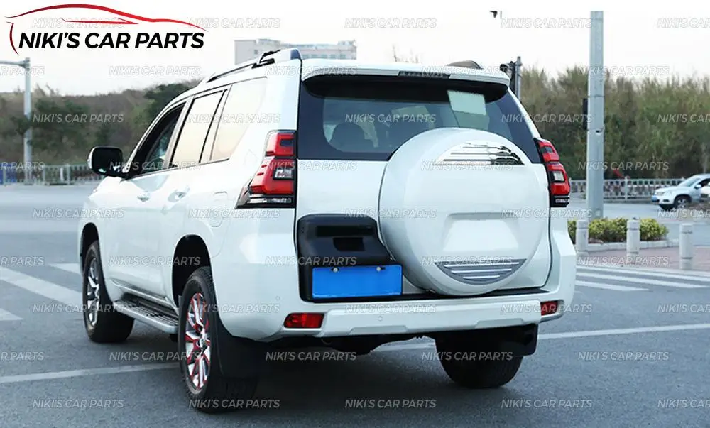 Накладки для коробку запасного колеса для Toyota Land Cruiser Prado FJ 150 2010- ABS пластик, 1 комплект, украшение для литья