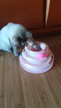 3 Levels Pet Cat Toy Tower Tracks Disc Interacitve Cat Toys Ball Training Amusement Plate