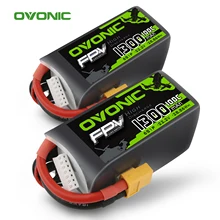 

OVONIC FPV LIPO 6S Lipo Battery 1300mAh Racing Drone 100C 22.2V XT60 Plug For RC Quadcopter Helicopter UAV Aircraft Batteries