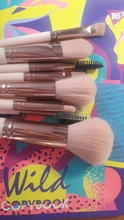 Makeup-Brushes Powder Eyeshadow Eyelash-Eyebrow Blending-Eyeliner Pink Beauty MAANGE