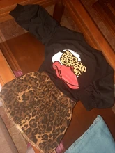 Oso líder chica vestido de invierno vestido de niña de dibujos animados patrón de leopardo niños ropa de manga larga princesa Vestidos de fiesta Vestidos