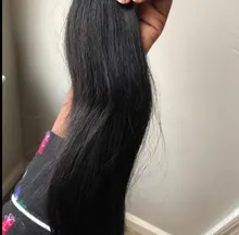 Vanlov recto pelo brasileño recto mechones de cabello humano postizo Natural negro 1/3/4 piezas/mucho 100% extensiones de cabello humano cabello Remy