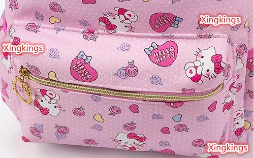 Hello kitty девочка школьная сумка Детский рюкзак сумка XK-3066