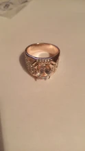 FDLK-anillo lujoso de oro rosa para hombre, piedra Natural de cristal, regalo de aniversario para novio, banda de boda de compromiso para banquete