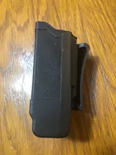 Porta revistas individual negro, bolsa para 9mm a 45 Caliber para GLock , Beretta M9 92 , P226 , HK USP, bolsa Mag de caza