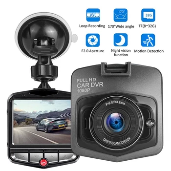 

1080P Car Dash Camera DVR Rear View Video Recorder Full HD G-sensor Loop Recording Night Vision 170 ° Wide Angle Registrar DVR