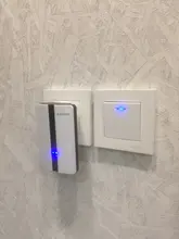 Wireless Doorbell Battery Receiver Self-Generating Remote Waterproof Veryhome Buttonus