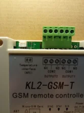 Controlador de relé GSM de 2 vías, Sensor de temperatura de llamada SMS, Control remoto, automatización inteligente del hogar, SIM, abridor de puerta de garaje