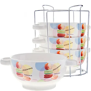 

Set of Pial porcelain 5PR on the stand Loraine 28483