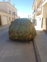 Kayme cubierta para coche portadas de coche de camuflaje al aire libre de protección solar a prueba de agua reflector polvo lluvia nieve protectora suv sedán completo