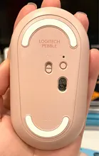 Logitech Pebble M350 ratón inalámbrico Bluetooth Mini Original y delgado 1000DPI de 100g de precisión óptica de unificación de