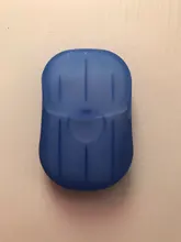 50 unids/caja de viaje portátil desechable caja de jabón de mano de papel lavado caja perfumada rebanada hojas Mini jabón papel al aire libre Herramientas Limpiar