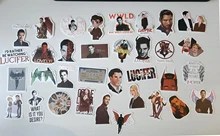 Pegatinas impermeables de PVC de temporada en la TV, 50 unids/lote de pegatinas de Lucifer para monopatín, calcomanía para equipajes, pegatina de juguete