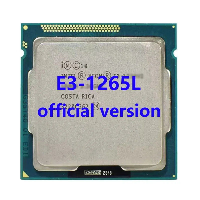 E3-1265L 2 4 ГГц Quad-Core 8 Мб Кэш 45 Вт LGA1155 Intel ЦП Xeon процессор 4-х ядерный для B75 H61